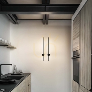 Fali lámpa Ideallux ESSENCE AP D070 NERO fekete LED 12W 75 cm 265643 small 1
