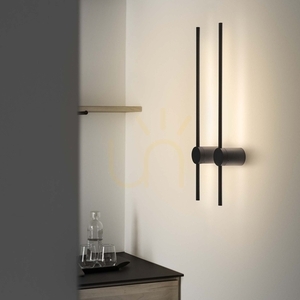 Fali lámpa Ideallux ESSENCE AP D070 NERO fekete LED 12W 75 cm 265643 small 2