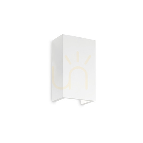 Jelölje be Fali lámpa Ideallux FLASH GESSO AP1 HIGH fehér gipsz G9 214689