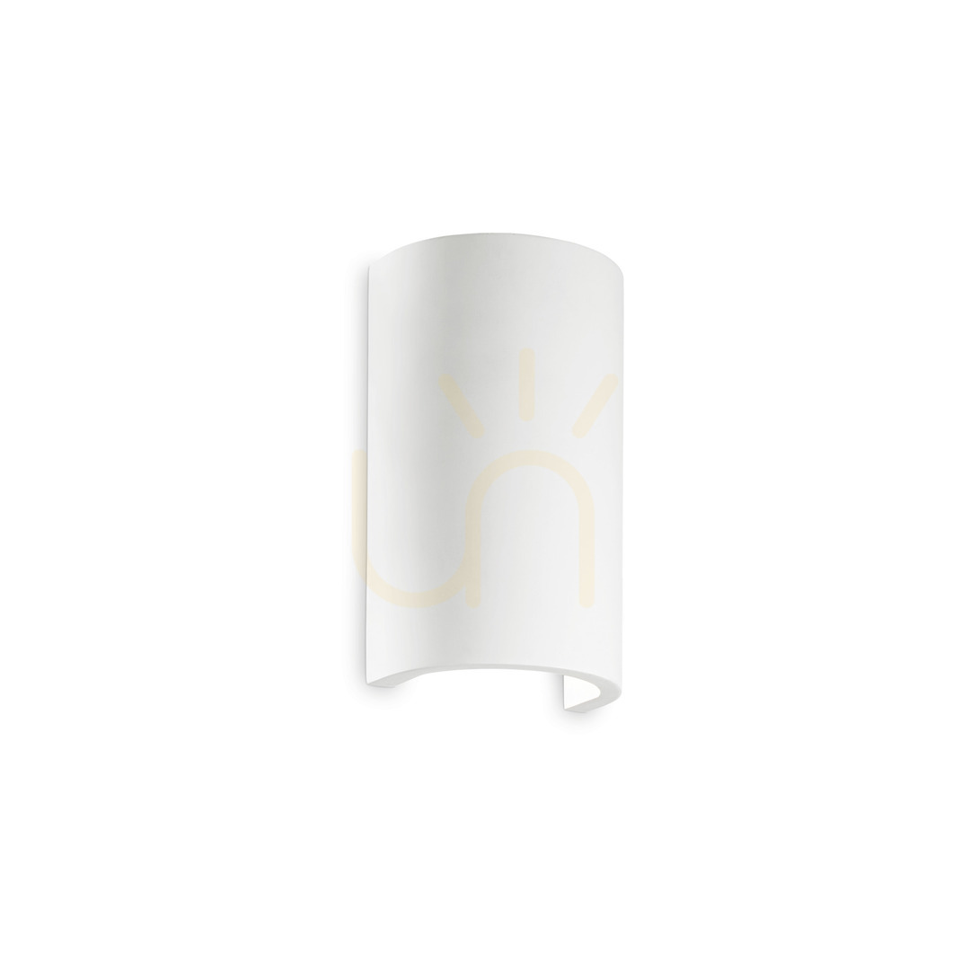 Jelölje be Fali lámpa Ideallux Flash Gesso AP1 Round fehér gipsz G9 214696 Fali lámpa Ideallux Flash Gesso AP1 Round fehér gipsz G9 214696