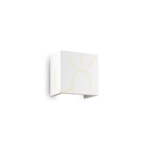 Fali lámpa Ideallux FLASH GESSO AP1 Small fehér gipsz G9 214672 small 0