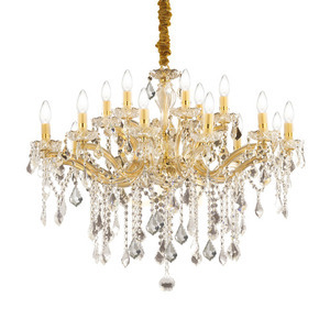 Függőlámpa Ideallux Florian SP18 ORO arany kristály 86 cm 075181 small 0