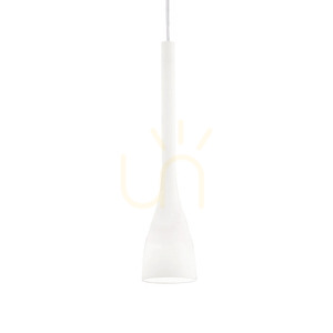 Függőlámpa Ideallux FLUT SP1 BIG BIANCO fehér üveg E27 035666 small 0