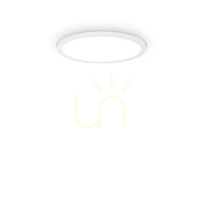 Kültéri mennyezeti lámpa Ideallux FLY SLIM PL D35 fehér 18W 3000K 306643 small 0