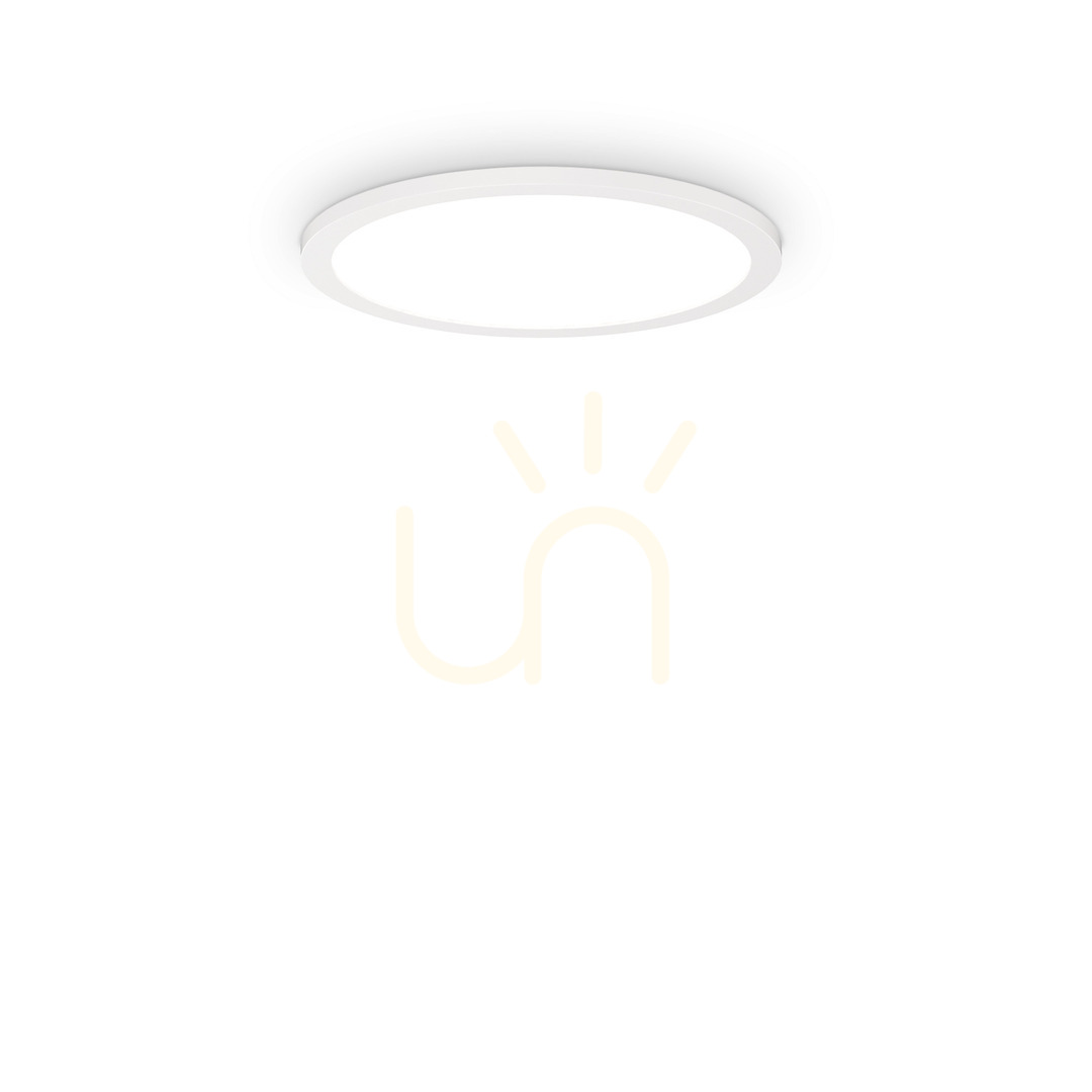 Jelölje be Kültéri mennyezeti lámpa Ideallux FLY SLIM PL D35 fehér LED 18W 4000K 306650 Kültéri mennyezeti lámpa Ideallux FLY SLIM PL D35 fehér LED 18W 4000K 306650