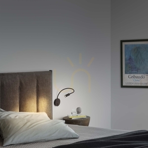Fali lámpa Ideallux Focus 203171 fehér LED 3,5W fém 28 cm 1 Fali lámpa Ideallux Focus 203171 fehér LED 3,5W fém 28 cm small 1