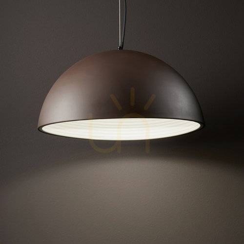 Jelölje be Függőlámpa Ideallux FOLK SP1 D50 COFFEE rozsdás fém 50 cm 174228