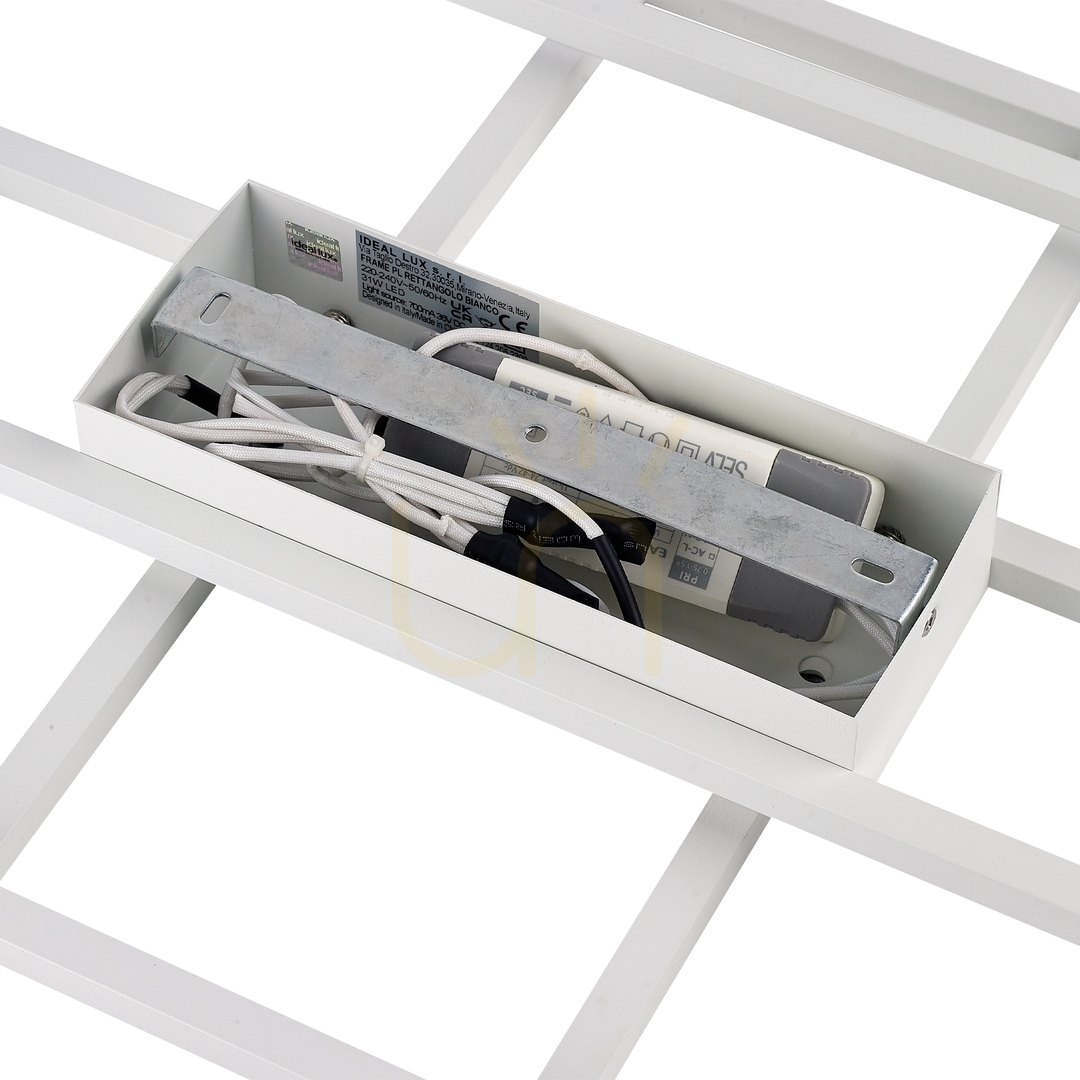 Előnézet Plafon lámpa Ideallux FRAME 230726 fehér LED 33W 62,5 cm Plafon lámpa Ideallux FRAME 230726 fehér LED 33W 62,5 cm