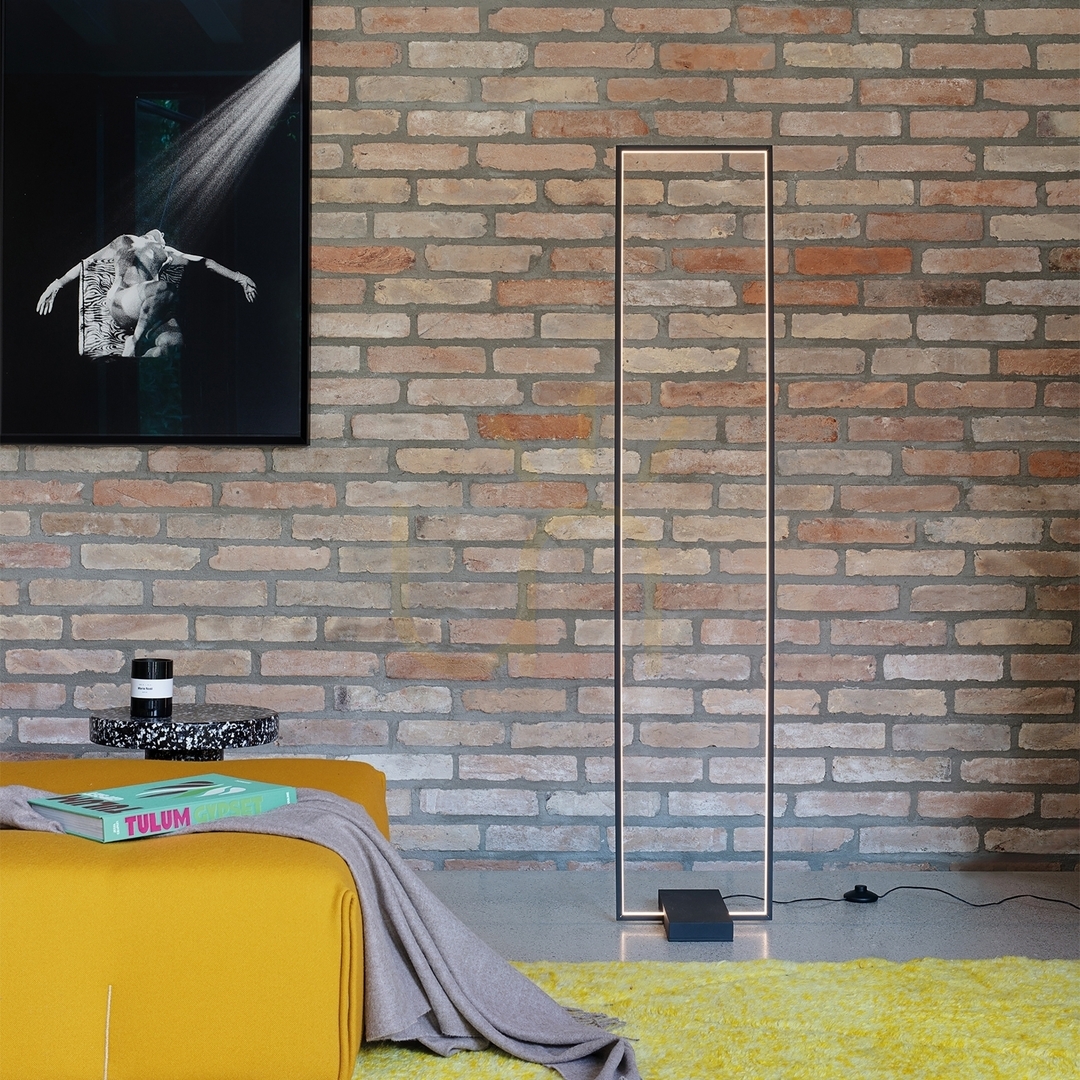 Kilátás Állólámpa Ideallux FRAME PT BIANCO fehér LED 30W 3000K 299624 Állólámpa Ideallux FRAME PT BIANCO fehér LED 30W 3000K 299624