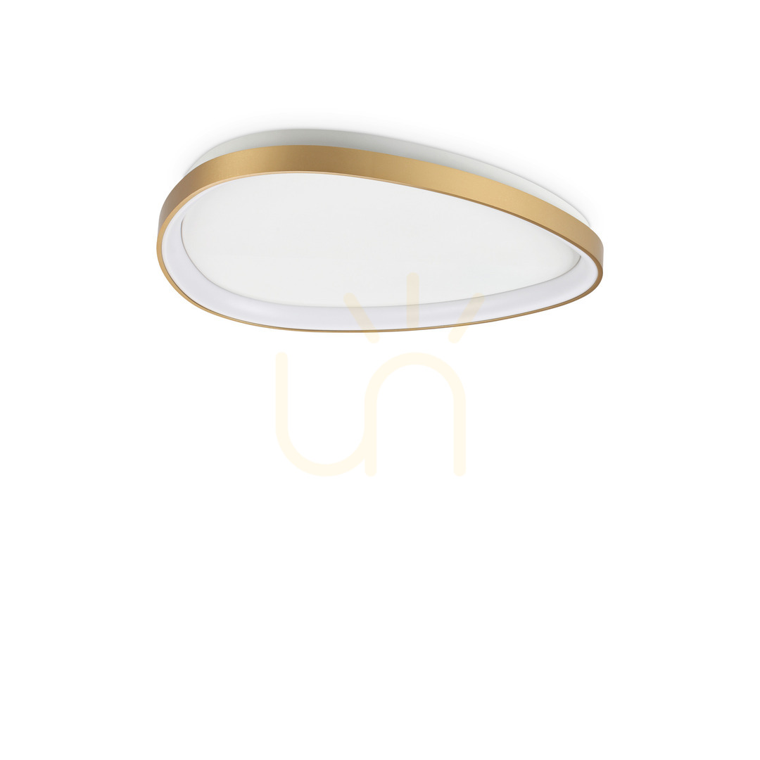 Jelölje be Plafonlámpa Ideallux Gemini D061 LED 30W 61 cm sárgaréz 328065 Plafonlámpa Ideallux Gemini D061 LED 30W 61 cm sárgaréz 328065