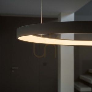 Függőlámpa Ideallux GEMINI D081 fekete LED 56W 81 cm 247281 small 4