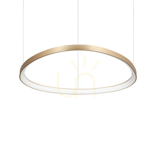 Jelölje be Függőlámpa Ideallux GEMINI D081 269849 sárgaréz LED 56W 3000K 81 cm