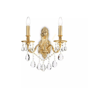 Fali lámpa Ideallux Gioconda AP2 Argento ezüst kristály 2xE14 044910 small 2