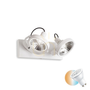 Plafon lámpa Ideallux GLIM PL2 BIANCO fehér 2xGU10 200200 0 Plafon lámpa Ideallux GLIM PL2 BIANCO fehér 2xGU10 200200 small 0