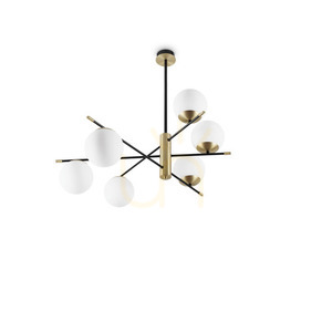 Plafon Ideallux Gourmet PL6 sárgaréz 6xE14 100 cm 289496 small 0