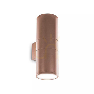 Ideal Lux GUN AP2 BIG COFFEE kültéri fali lámpa 163611 barna 2×E27 IP54 small 1