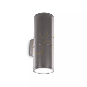 Ideal Lux GUN AP2 BIG COFFEE kültéri fali lámpa 163611 barna 2×E27 IP54 small 2