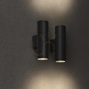 Ideal Lux GUN AP2 BIG COFFEE kültéri fali lámpa 163611 barna 2×E27 IP54 small 6