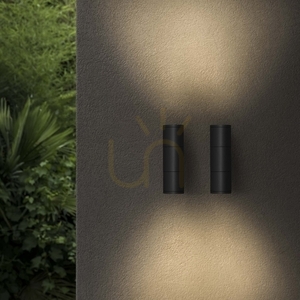 Ideal Lux GUN AP2 BIG COFFEE kültéri fali lámpa 163611 barna 2×E27 IP54 small 8
