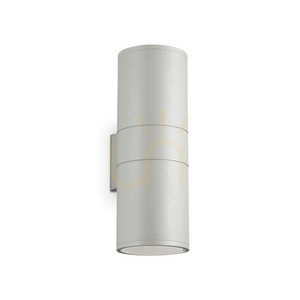 Kültéri fali lámpa Ideallux GUN AP2 BIG GRIGIO szürke 2xE27 163604 small 0