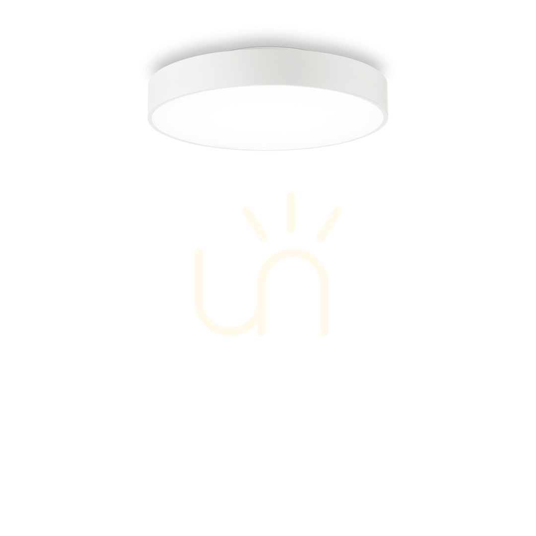 Jelölje be Plafon Ideallux HALO PL D35 fehér LED 22W 4000K 35 cm 223193 Plafon Ideallux HALO PL D35 fehér LED 22W 4000K 35 cm 223193