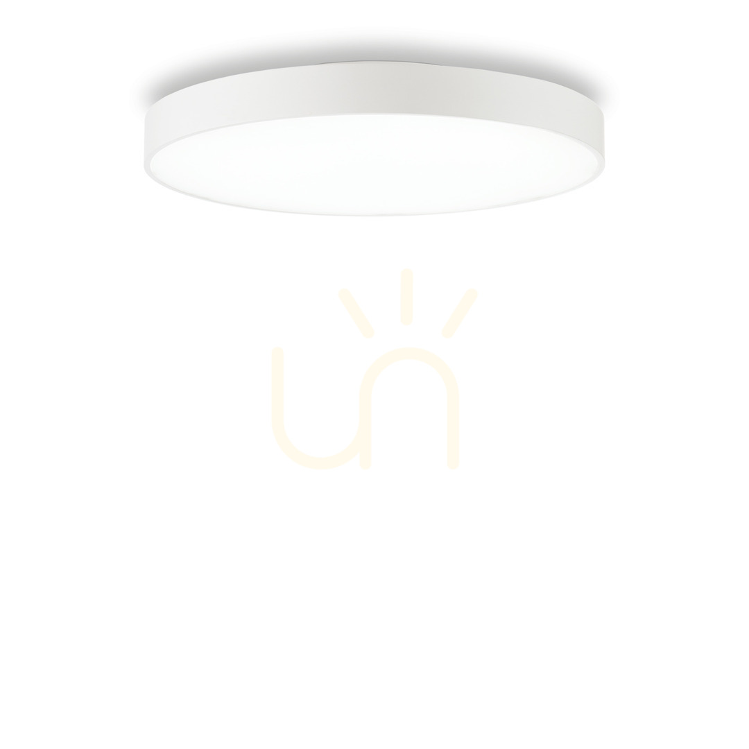 Jelölje be Plafon Ideallux HALO PL D60 fehér LED 46W 3000K 60 cm 223223 Plafon Ideallux HALO PL D60 fehér LED 46W 3000K 60 cm 223223