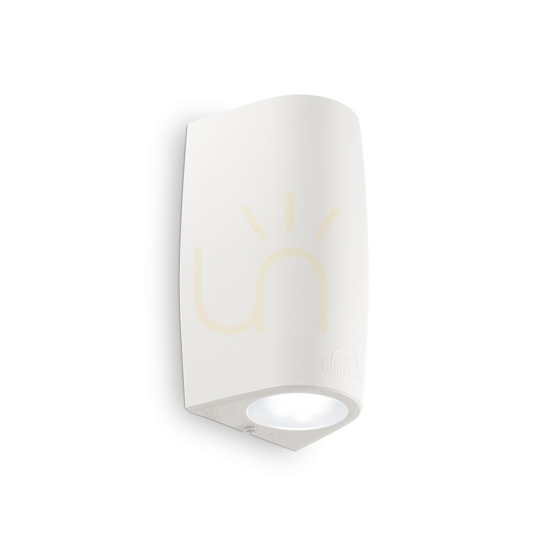 Kilátás Kültéri fali lámpa Ideallux Keope AP1 Bianco fehér GU10 147765 Kültéri fali lámpa Ideallux Keope AP1 Bianco fehér GU10 147765