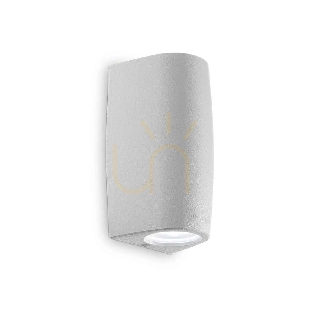 Kilátás Kültéri fali lámpa Ideallux Keope AP2 Grigio szürke GU10 2x6W 147796 Kültéri fali lámpa Ideallux Keope AP2 Grigio szürke GU10 2x6W 147796