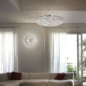 Plafon Ideallux KING PL5 ORO arany kristály 5xG9 073187 small 3