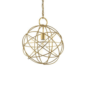 Függőlámpa Ideallux KONSE SP1 arany fém 40 cm E27 155968 small 0