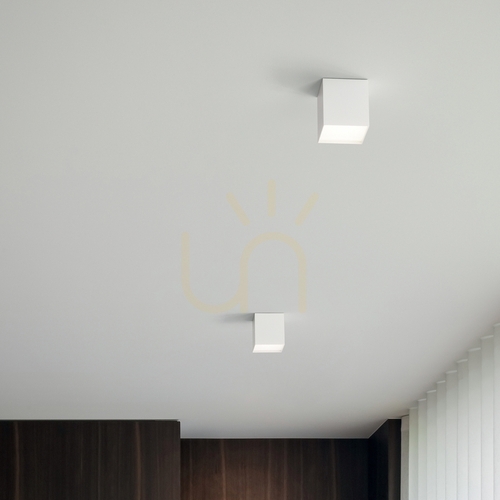 Jelölje be Plafonlámpa Ideallux KUBIKO PL NERO fekete LED 10W 10 cm 303314