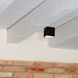 Plafonlámpa Ideallux KUBIKO PL NERO fekete LED 10W 10 cm 303314 small 2