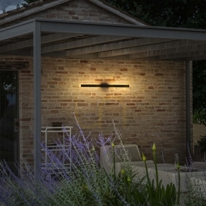 Kültéri fali lámpa Ideallux LINEA AP D104 NERO fekete LED 20W 313498 small 2