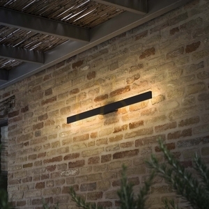 Kültéri fali lámpa Ideallux LINEA AP D104 NERO fekete LED 20W 313498 small 3