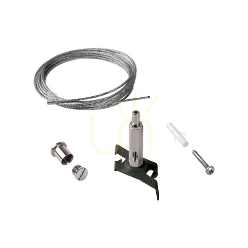 Jelölje be Függeszték kábel készlet Ideallux LINK trimless fekete 3 m 243283