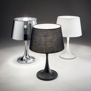 Asztali lámpa Ideallux London TL1 Small Nero fekete E27 110554 small 1