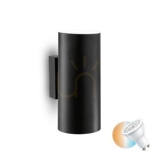 Jelölje be Fali lámpa Ideallux LOOK AP2 NERO fekete GU10 2x28W 095998