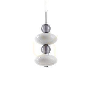 Függőlámpa Ideallux Lumiere-2 SP fekete-fehér üveg LED 34W 28 cm 314167 0 Függőlámpa Ideallux Lumiere-2 SP fekete-fehér üveg LED 34W 28 cm 314167 small 0