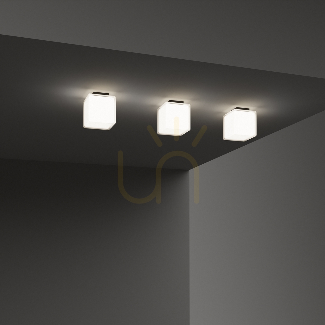 Előnézet Kültéri mennyezeti lámpa Ideallux LUNA PL1 D20 fekete E27 IP44 213194 Kültéri mennyezeti lámpa Ideallux LUNA PL1 D20 fekete E27 IP44 213194