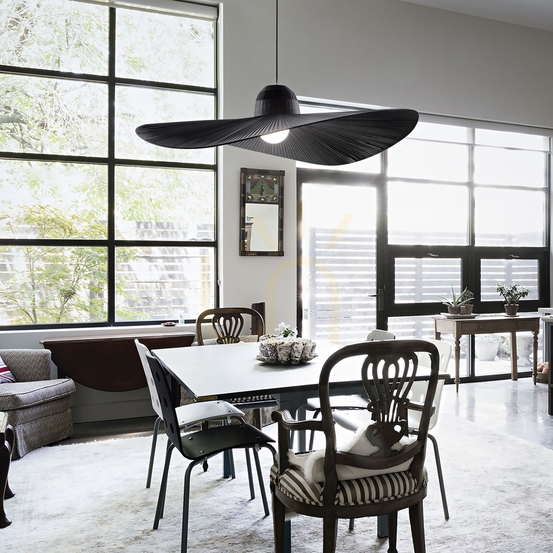 Kilátás Függőlámpa Ideallux Madame SP1 Bianco fehér szövet 110 cm 174396 Függőlámpa Ideallux Madame SP1 Bianco fehér szövet 110 cm 174396