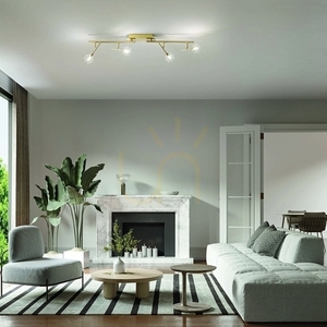Plafond Ideallux MARACAS PL6 sárgaréz 6xG4 200361 small 1