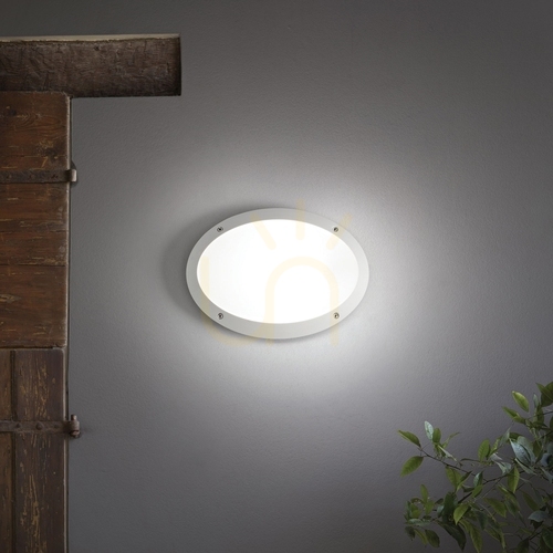 Jelölje be Kültéri fali lámpa Ideallux POLAR MEDEA-1 AP1 BIANCO fehér E27 096711