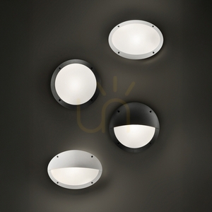 Kültéri fali lámpa Ideallux Polar fekete E27 1x23W 096728 small 2