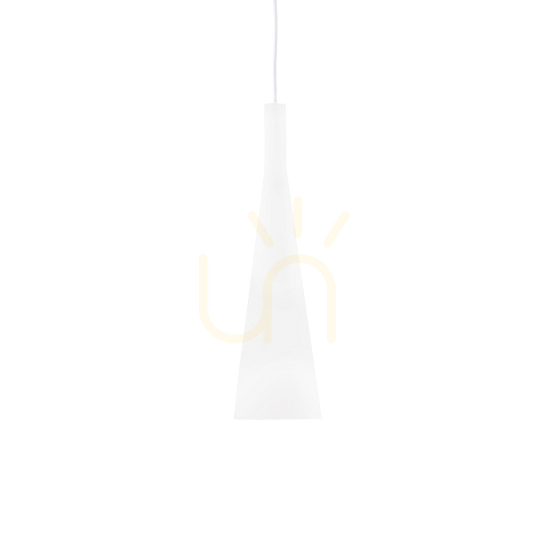 Jelölje be Függőlámpa Ideallux MILK SP1 fehér üveg E27 14 cm 026787 Függőlámpa Ideallux MILK SP1 fehér üveg E27 14 cm 026787