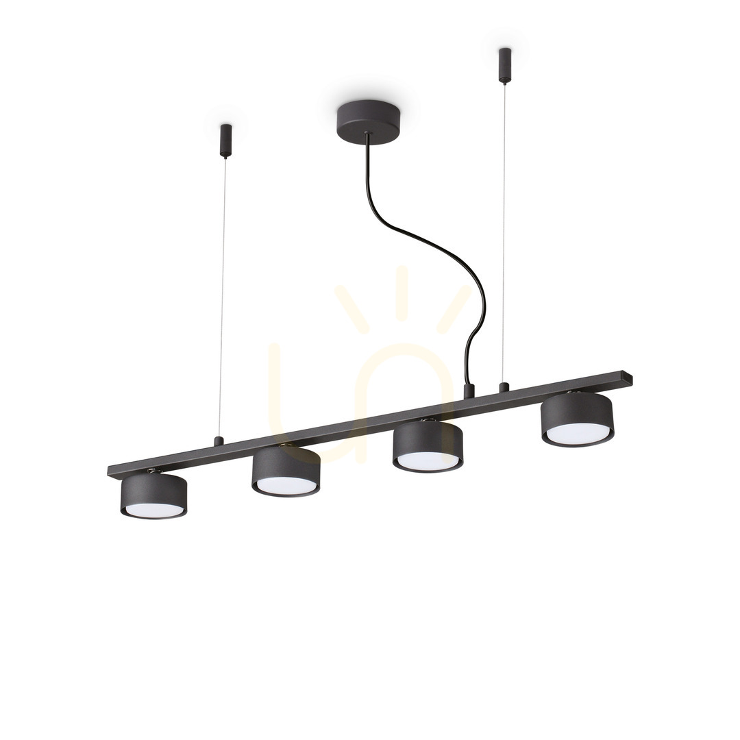Jelölje be Függőlámpa Ideallux MINOR LINEAR SP4 fekete 4xGX53 235455 Függőlámpa Ideallux MINOR LINEAR SP4 fekete 4xGX53 235455