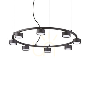Függőlámpa Ideallux MINOR ROUND SP8 fekete GX53 8x9W 235547 small 0