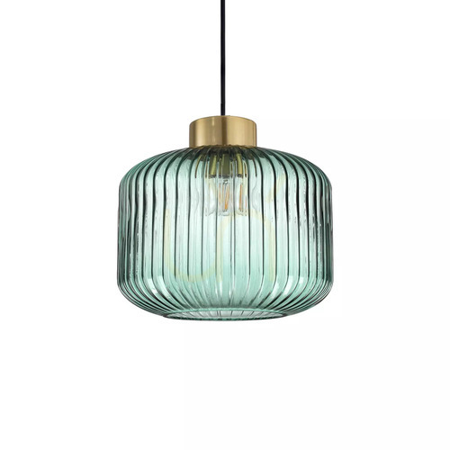 Jelölje be Függőlámpa Ideallux Mint SP1 Verde zöld üveg E27 24 cm 237428