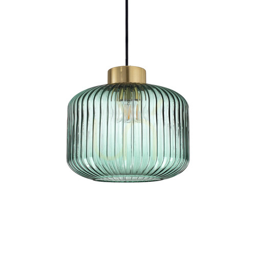 Jelölje be Függőlámpa Ideallux Mint SP1 Verde zöld üveg E27 24 cm 237428