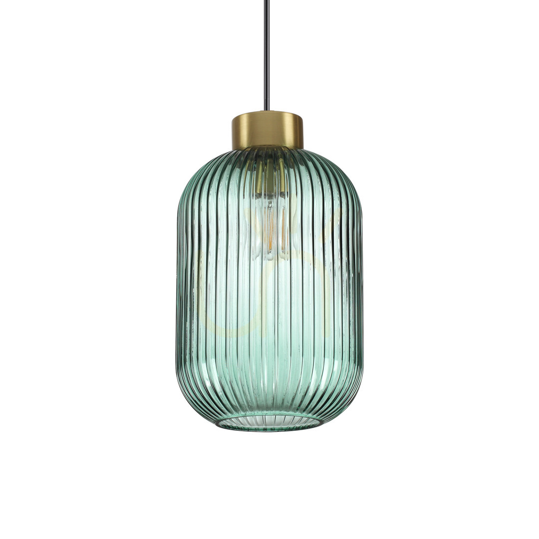Jelölje be Függőlámpa Ideallux MINT SP1 VERDE zöld üveg fekete 20 cm 237497 Függőlámpa Ideallux MINT SP1 VERDE zöld üveg fekete 20 cm 237497