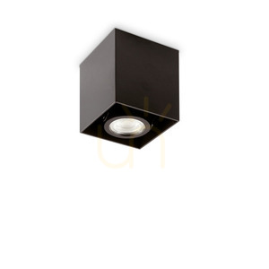 Plafonlámpa Ideallux MOOD PL1 D09 fekete GU10 1x28W 243948 small 2